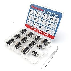 12 Values 54 Pcs Darlington Transistors Bipolar