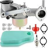 Carbhub 491590 193700 392152 Carburetor for 491590 390811 392152 Carb | Fits for 191700 192700 193700 Engine Series with Gasket Air oil filter Kit
