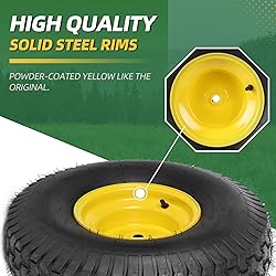 (2-Pack) 20x8.00-8 Rear Tire and Wheel Assemblies