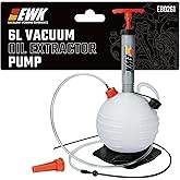 EWK 6L Manual Fluid Transfer Pump, Portable Fluid Extractor | Vacuum Oil Extractor Pump, Fast Oil Change, Quick Drain, For Automotive, Marine Boat, Jet Ski, Lawnmower