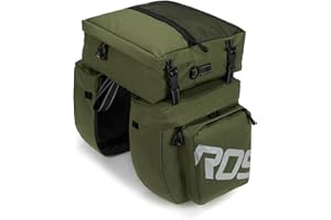 Sunpeak 3 in 1 Multifunction Bicycle Expedition Touring Cam Panniercapacity37L bike bag rear rack bike saddle bag electric bike accessories for adult bikes bike storage bag bike basket