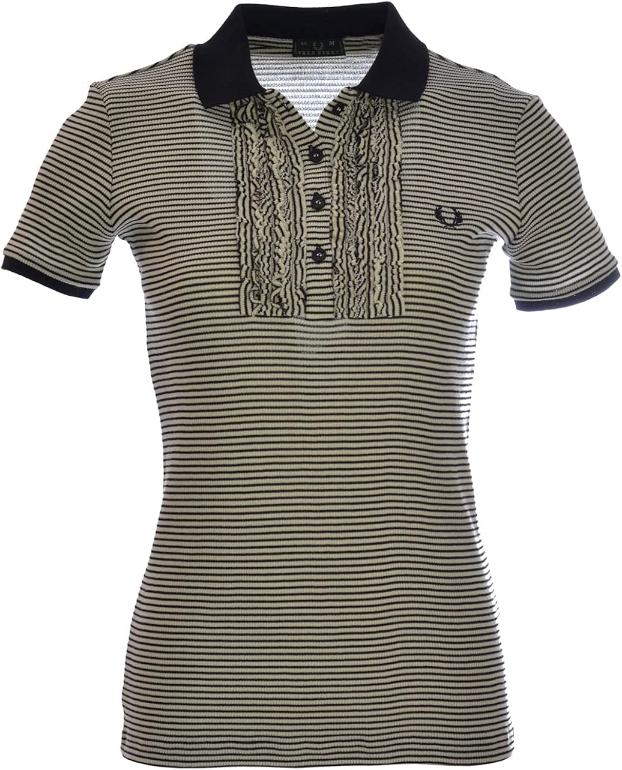 Fred Perry Women's Polo Shirt Black Black Black XL Amazon.co.uk