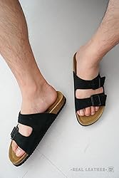 Project Cloud Genuine Leather Mens Sandals with