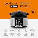 Tower Good Food Electrical Dutch Oven 12 Presets 1500W Black Stainless view 2