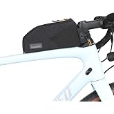abamita Bike Top Tube Bag Bicycle Front Frame Bag Top Tube Bike Bag 1.2L with Dual Side Mesh Pockets Perfect for MTB Road Bike Cycling Commuting and Outdoor Adventures