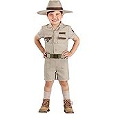Toddler Paleontologist Costume for Kids | Includes Shirt, Shorts, Belt, & Hat | Halloween or Imaginative Play