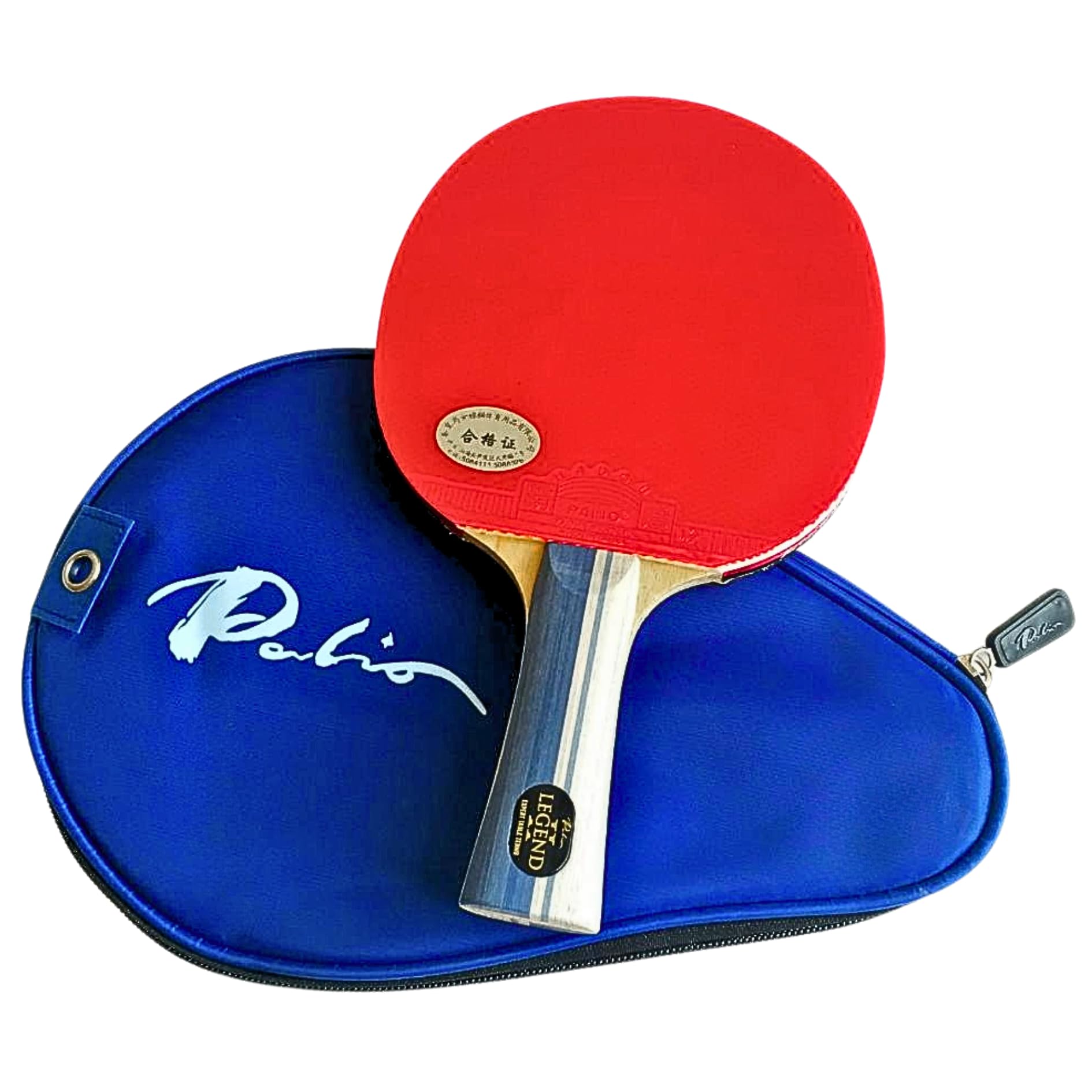 Palio Legend 2.0 Table Tennis Bat & Case - ITTF Approved - Flared - Advanced Ping Pong, Racket, Paddle