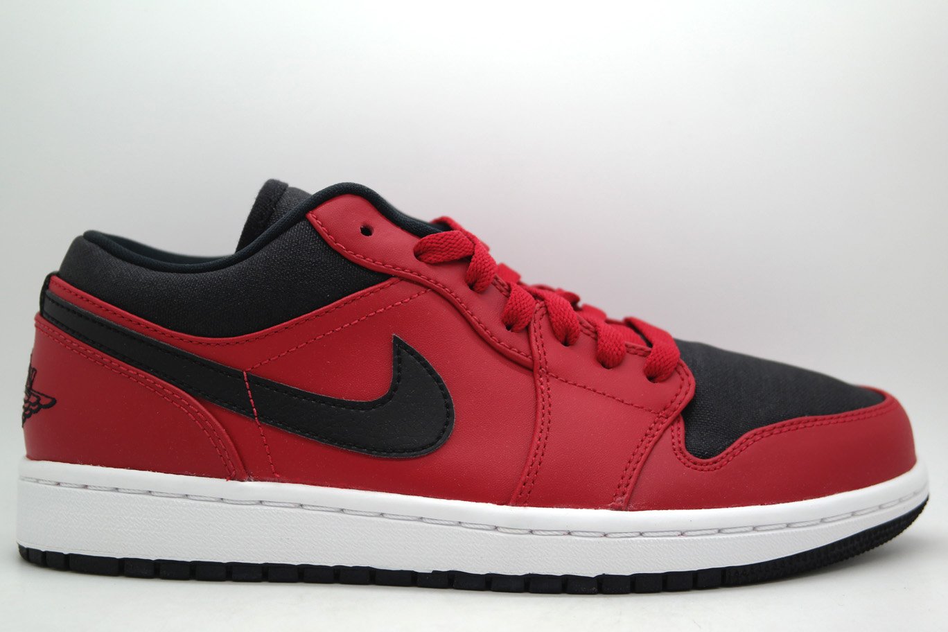 [553558-602] AIR Jordan AJ 1 Retro Low Mens Sneakers AIR JORDANGYM RED Black WHITEM - Buy Online 