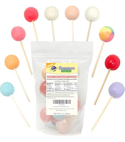 Amazon.com : Yummy Lix Gourmet 20 Flavors Mix lollipops 80 ct box