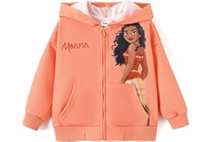 Disney Frozen Stitch Princess Minnie Mickey Spiderman Girls/Boys Zip Up Hoodie Fall Zipper Sweatshirt Jacket Toddler-Big Kid