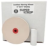 5 in Leather Honing Stropping Wheel fits