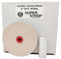5 in Leather Honing Stropping Wheel fits