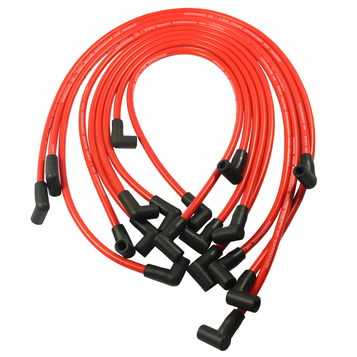 JDMSPEED New 10.5mm Spark Plug Wire Set Replacement for HEI SBC BBC 350 383 454 Electronic: Industrial & Scientific