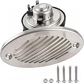 CLINK 316 Stainless Steel 12V Hidden Flush Mount 5190512 Marine Boat Horn With two types of 316 stainless steel mounting screws Two Hole Installation Spacing of 114.3 mm