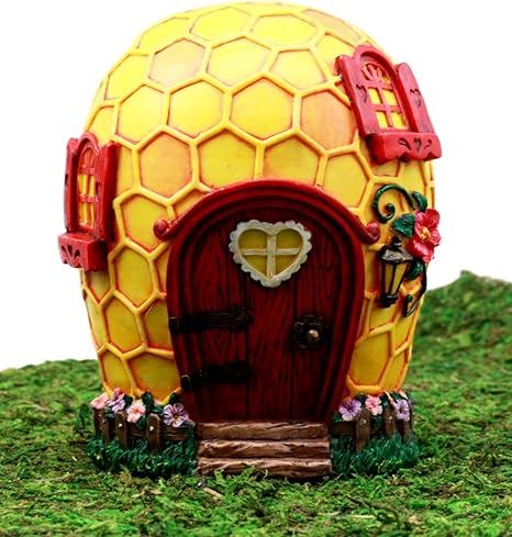 Amazon Com Ebros Gift Enchanted Fairy Garden Miniature Bear
