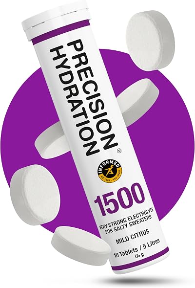 Precision Hydration Electrolytes Tablets Multi Strength 1500mg/L Purple
