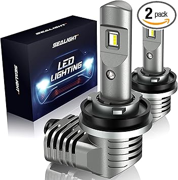sealight s2 h11 h8 h9 led headlight bulbs low beam fog lights 90 degrees base like halogen bulbs 100 extra night driving vision 6000k led bulb
