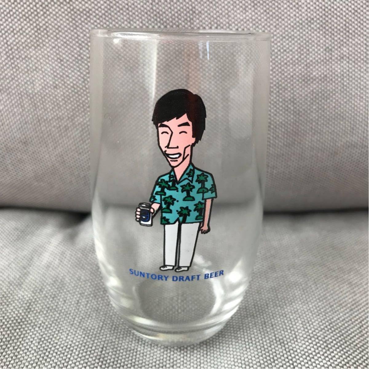 Amazon Co Jp 希少非売品 激レア サントリー生ビール 明石家さんまイラスト 8オンスタンブラー 未使用品 ホビー