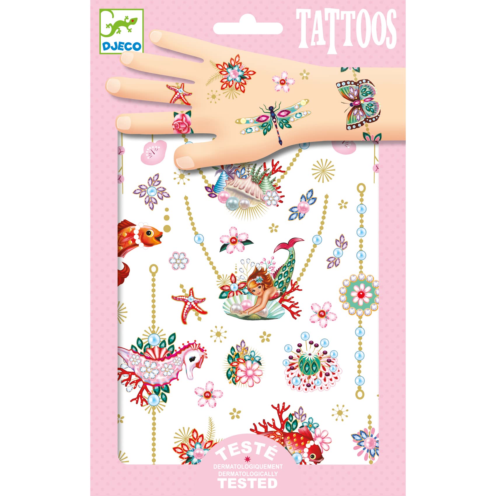 Djeco DJ09586 Tattoos, Mixed,Small