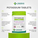 Lindens Potassium 200mg Tablets with 50mg Vitamin C 100 Vegan UK Made view 3
