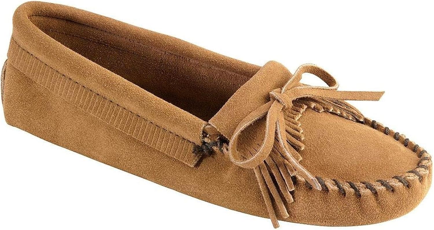taupe moccasins