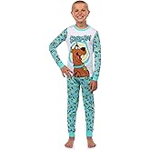 INTIMO Scooby Doo Boys' Pajamas 2-Piece Tight-Fit Lounge Sleep Set