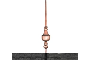 Good Directions Polished Copper Victoria Finial – Decorative Rooftop Accent for Barns, Homes, Sheds, and Cupolas – Durable & Handcrafted