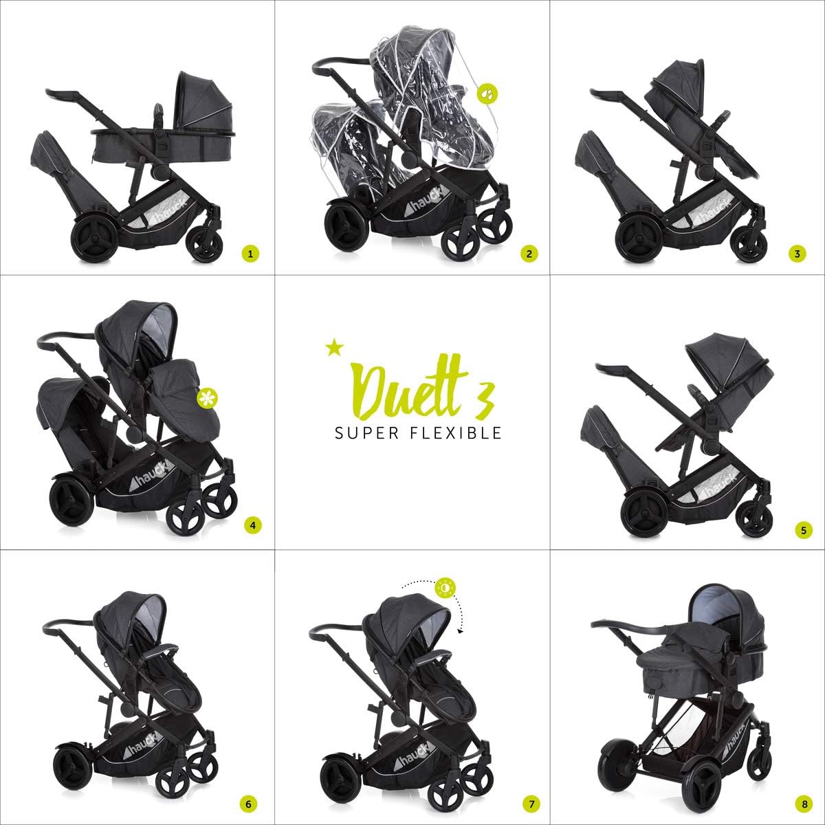 hauck duett 3 tandem stroller