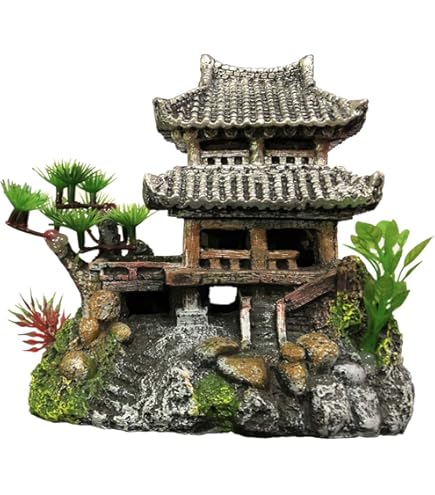 Amazon.com: imagitarium by Petco Resin Cambodian Ruin Aquatic