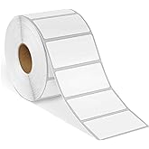 Spartan Industrial - 2" X 1" Direct Thermal Labels (10 Rolls, 1300/Roll) Perforated UPC Barcode FBA Labels - Compatible with Rollo and Zebra Desktop Printers