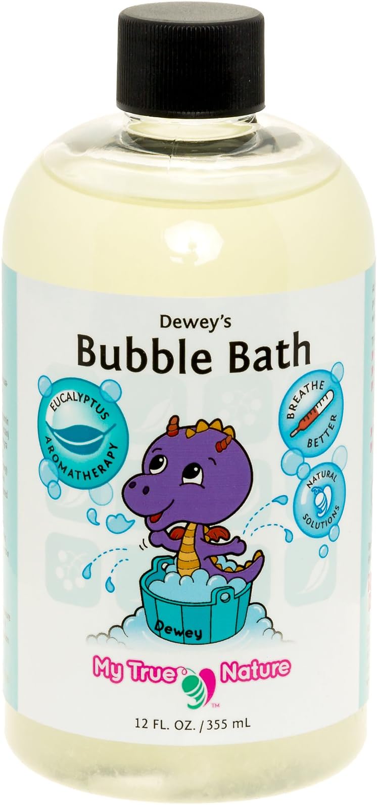 My True Nature Dewey's Bubble Bath - Eucalyptus -12oz