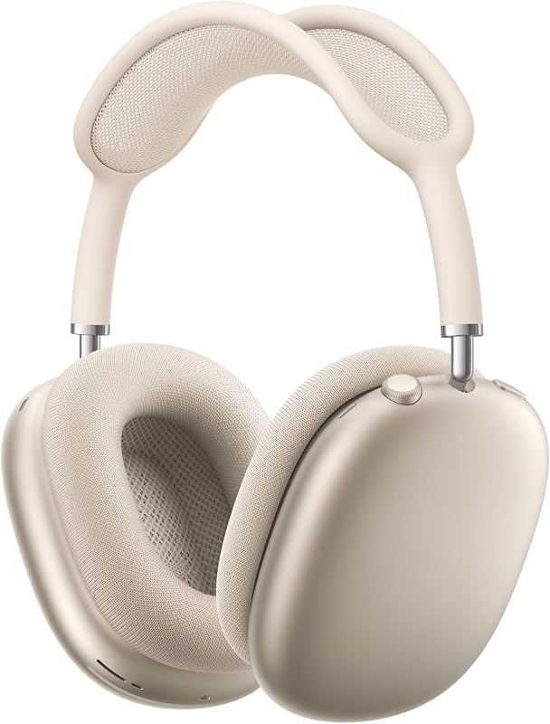 AirPods Max Cuffie wireless over-ear, Cancellazione attiva del rumore di livello pro, Modalità Trasparenza, Audio spaziale personalizzato, Ricarica USB-C, Cuffie Bluetooth per iPhone, Galassia