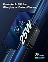 USB C Charger, KOVOL 65W 4-Port PD GaN III Desktop