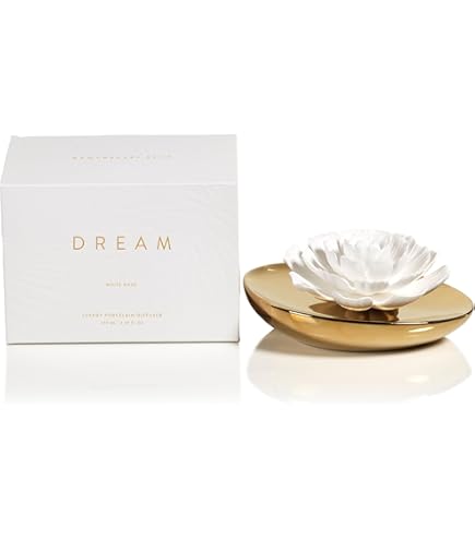 Amazon.com: Zodax Apothecary Guild Dream Porcelain Diffuser Gold