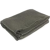 EverOne Grey Wool Fire Retardant Blanket, 62” x 80”