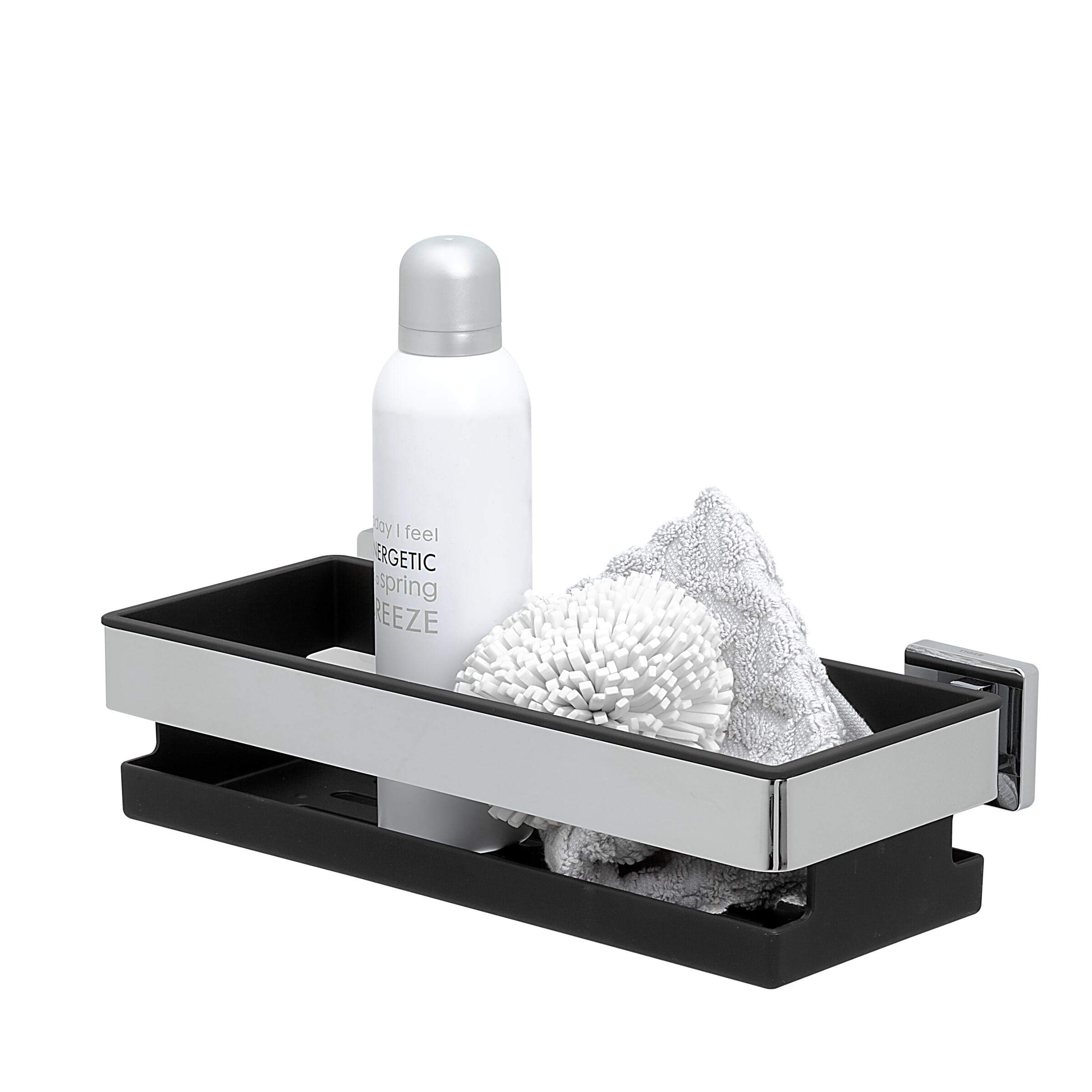 Tiger Dock Shower Basket, Stainless Steel, Chrome, 30 x 8 x 13.8 cm