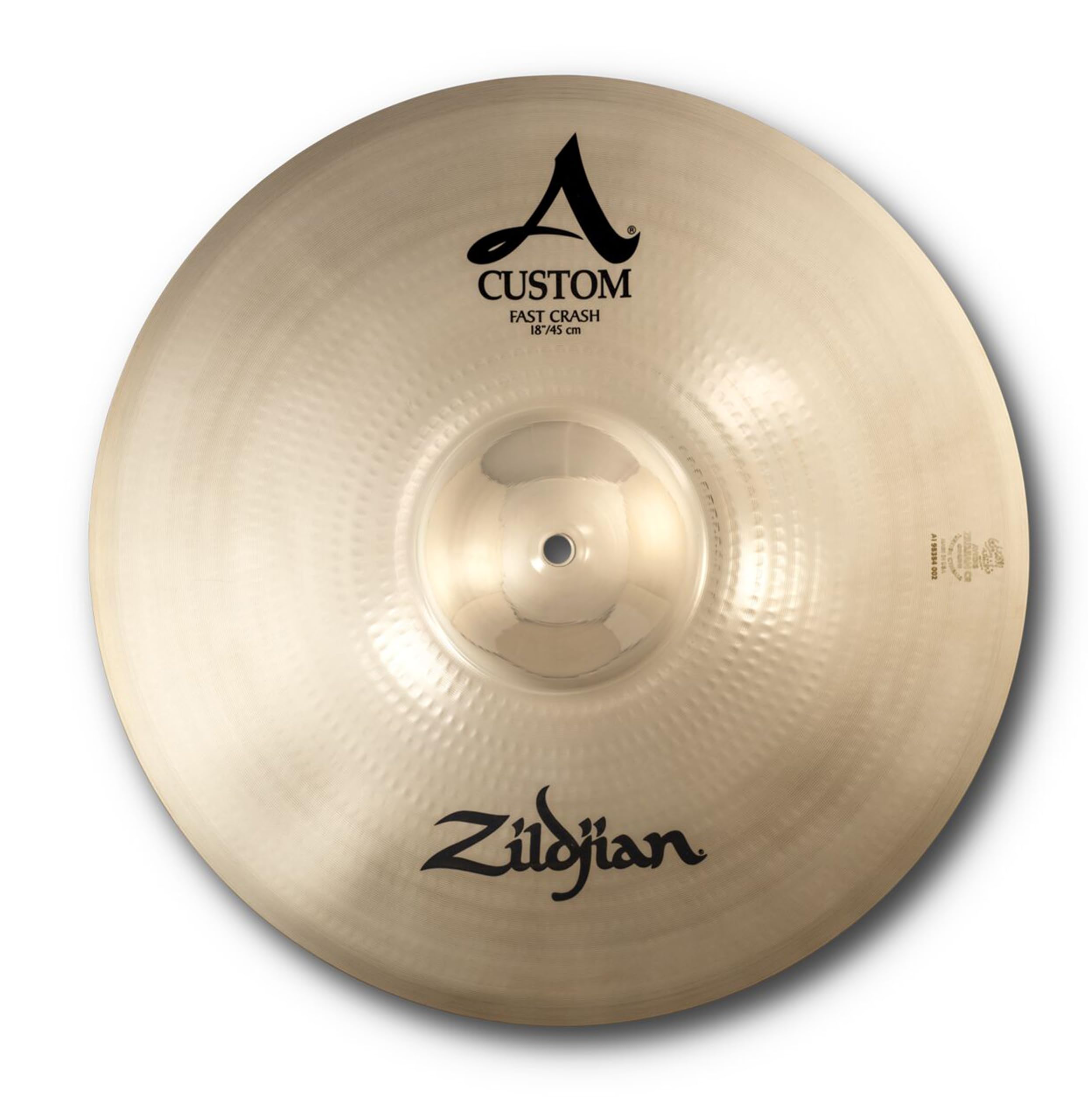Zildjian A Custom Series - 18 Inch Fast Crash Cymbal - Brilliant finish multicoloured