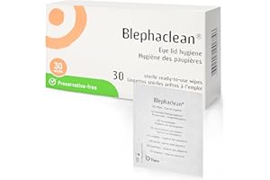 BlephaClean Lid Wipes - Gentle, Sterile Ready-to-Use for Daily Lid Care, Ideal for those diagnosed with Dry Eye, including MG