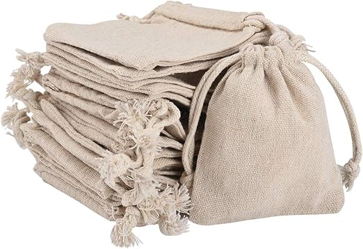 10 Pezzi Sacchetti Di Cotone Mussola Sacchettini Coulisse Sacchetto Di Mussola Per Bomboniera Della Festa Di Matrimonio E Bricolage Fai Da Te Casa E Cucina Decorazioni Natalizie Aaaid Org