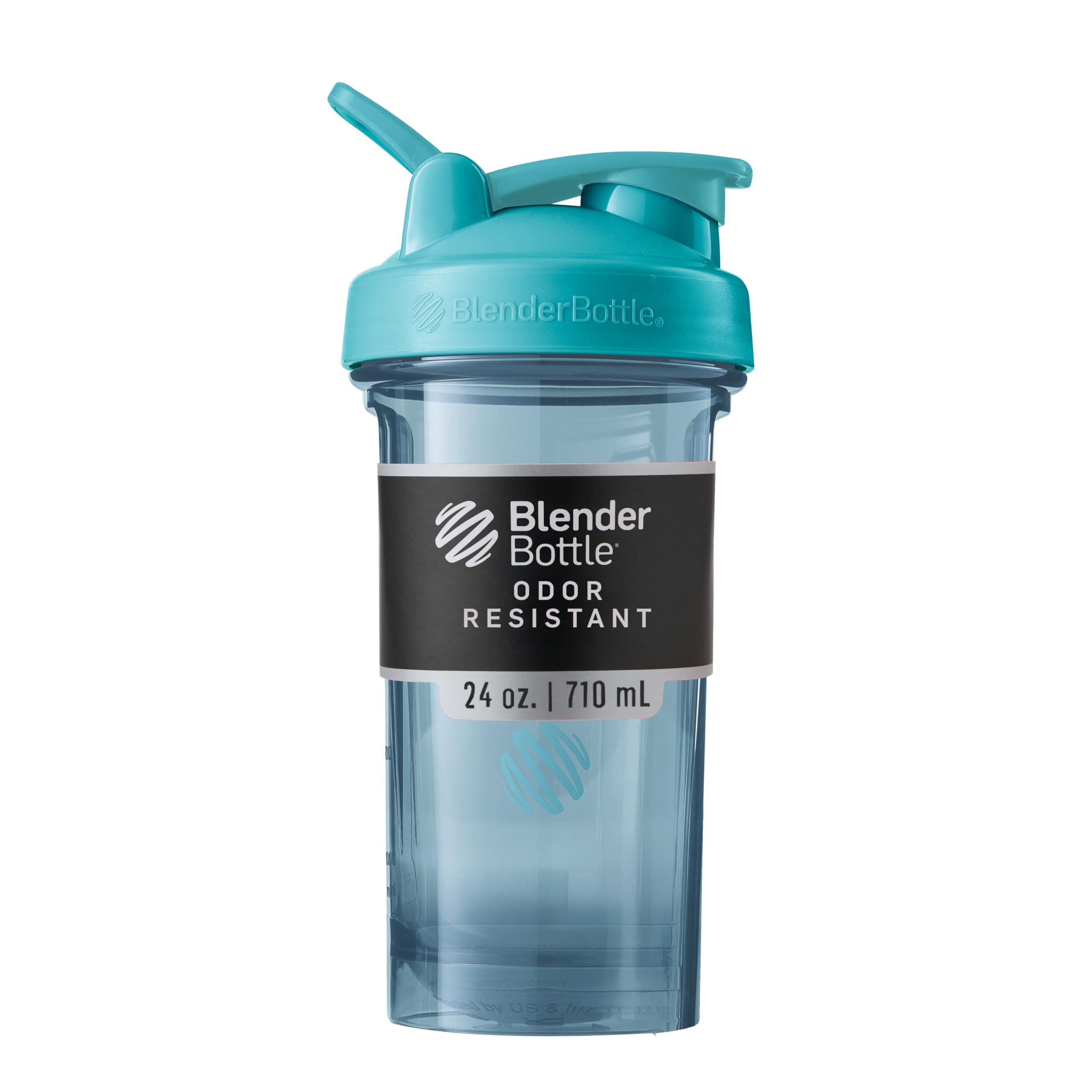 BlenderBottle ProSeries Tritan Shaker Bottle 24 oz Cerulean Blue