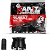 K-IT KAP-IT Pop-Up Sprinkler Riser Extension, 1.5 Inch, 10 Pack, Black | Maximizes Water Coverage, Fits Most Sprinkler Brands, Tool-Free Installation, for Lawn and Landscape Care, No-Dig