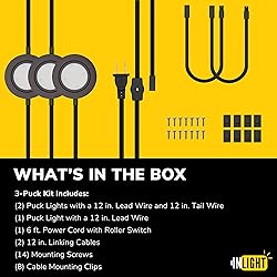 GETINLIGHT 2.75" Wide 2700K Swivel and Dimmable