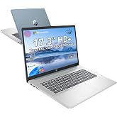 HP 17.3&rdquo; Touchscreen Laptop w/ Microsoft 365, 8GB RAM, 128GB UFS | Webcam w/ shutter, Fingerprint Reader, Backlit Keyboard, Microsoft Copilot Key, Intel Quad-Core CPU, Win11, Blue