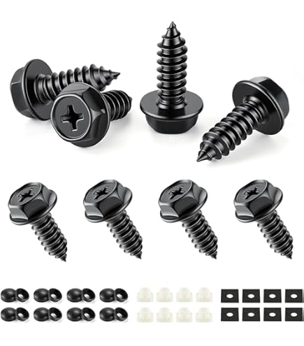 Amazon.com: ReplacementScrews License Plate Screws Compatible with