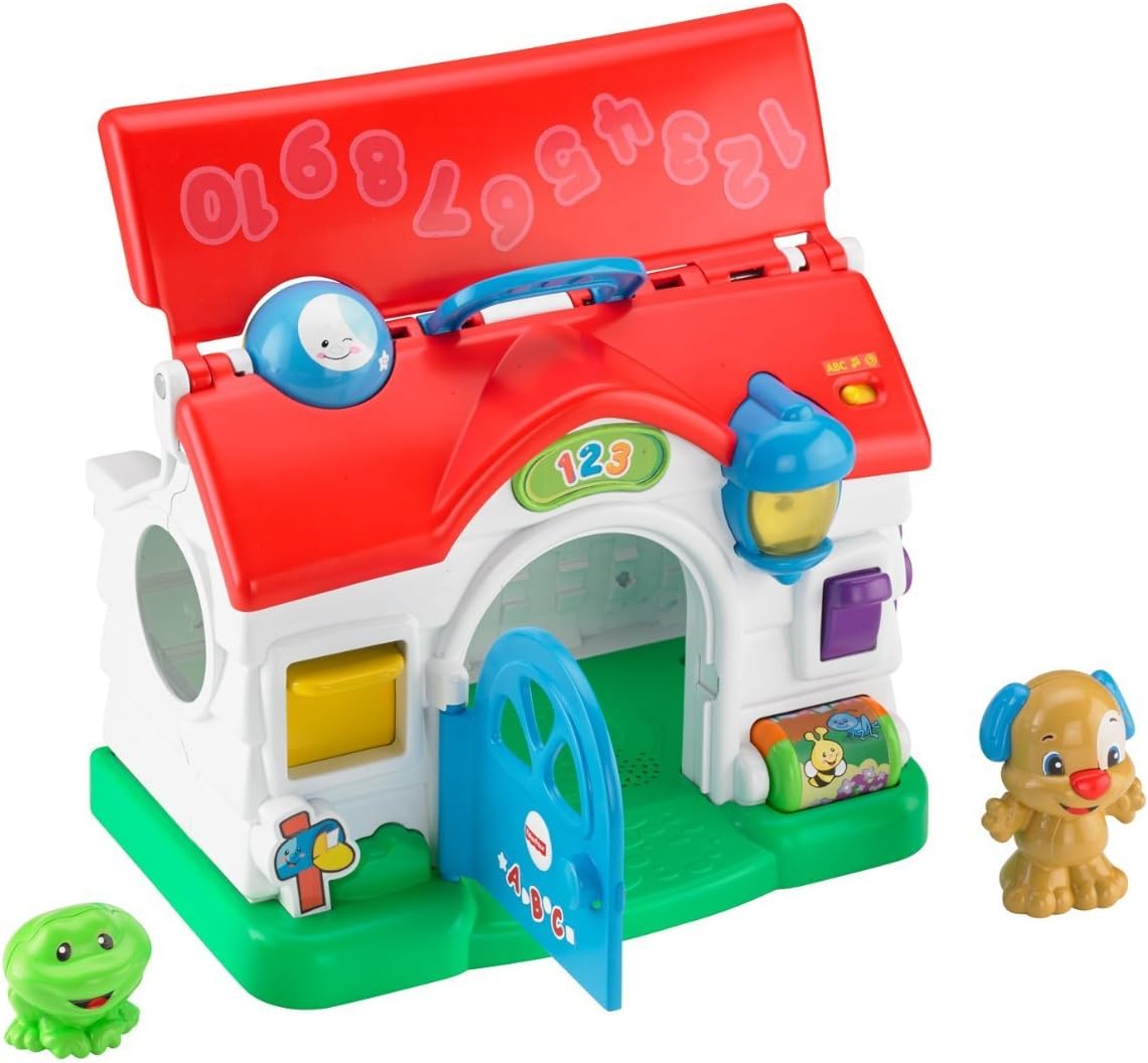 フィッシャープライス にこにこ ラーニング わんわんの指遊びバイリンガル ハウス Blw11 赤ちゃん 幼児のおもちゃ おもちゃ Amazon