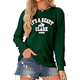 JDyymiys It's a Beaut Clark Sweatshirt Women Christmas Sweatshirts Funny Xmas Holiday Crewneck Long Sleeve Pullover