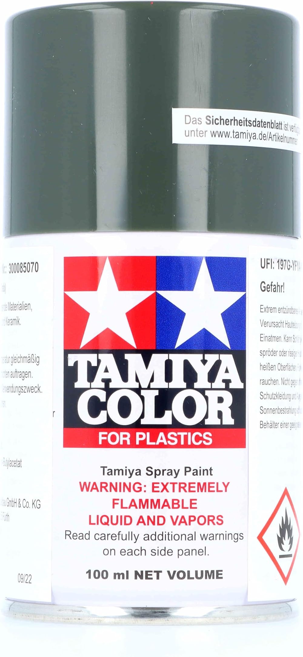 Tamiya 85070 TS-70 Brown Olive Matt Spray Paint 100ml for Models