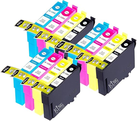King of Flash Brand New 3 Full Sets Compatible Printer Ink Cartridges