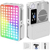 Amaran Ace 25c Pocket RGBWW LED Light, Boost Mode Up to 32W, Full-Color Mini Video Light (2,300-10,000K), 1,171 Lux@1m at 5,6