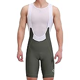 INBIKE Men's Cycling Bib Shorts with Pocket, 3D Padded Bike Bib Shorts, Breathable Biker Shorts for Bicycle Spinning Biking
